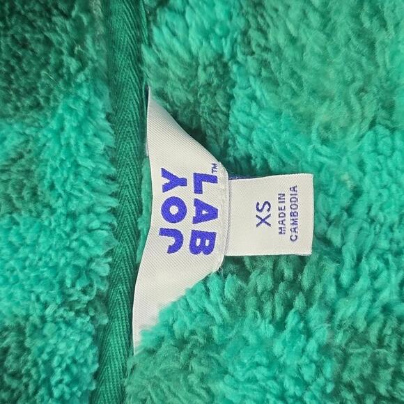 Women's Printed High Pile Fleece Jacket | JoyLab | X Small - Picture 8 of 9